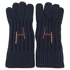 Guanti in cashmere e seta H Torsade di Hermès