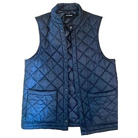 Gilet trapuntato The Kooples in lana e poliuretano blu navy