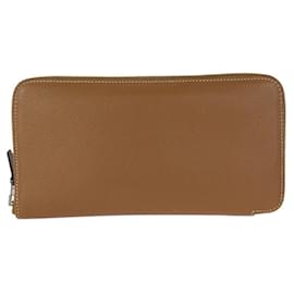 Portafoglio Long Azap Silk'in Hermès Marrone