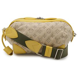 Borsa a Spalla in Denim Monogram Louis Vuitton