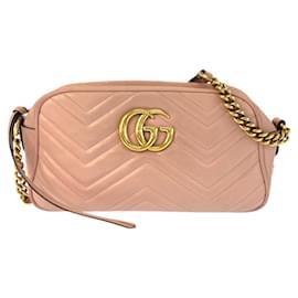 Borsa a Spalla Pochette GG Marmont in Pelle Gucci