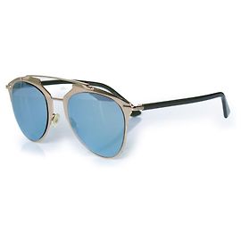 Christian Dior Gafas de sol aviador reflectantes Dior en oro