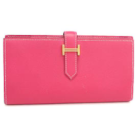 Cartera larga Hermès bi-fold con monedero