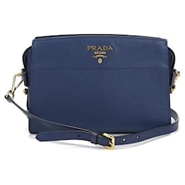 Borsa a tracolla in pelle Saffiano Prada