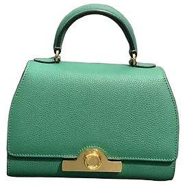 Bolsa transversal Moynat Moynane BB Couro Litchi Verde Esmeralda