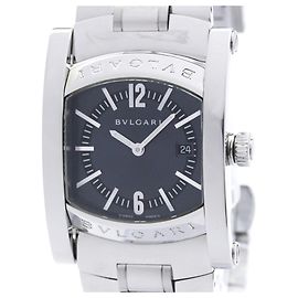 Bulgari Reloj unisex Bvlgari Assioma de acero inoxidable con cuarzo AA39S