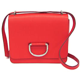 Borsa a spalla in pelle da donna D-ring di Burberry