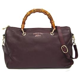 Borsa in pelle da donna Gucci Bamboo 353124