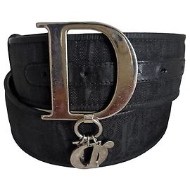Cinto Christian Dior Monograma Oblique em Tela