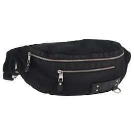 GUCCI Web Sherry Line Schultertasche aus Nylon Schwarz Silber 246409 Auth ep14192