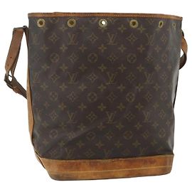 LOUIS VUITTON Borsa a Spalla Monogram Noe M42224 LV Auth bs34697