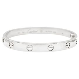 Bracciale Cartier, 'Love' in oro bianco.