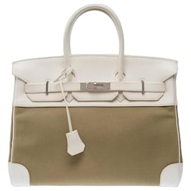 Hermès Bolso HERMES Birkin 35 en Lona Verde - 103485