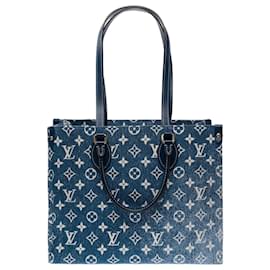Borsa LOUIS VUITTON Onthego in Denim Blu - 103480 - Louis Vuitton