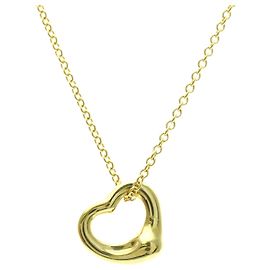 Tiffany & Co Tiffany Offene Herz Anhänger Halskette