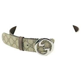 Damen Gürtel KAAAD Canvas Beige Braun - Gucci