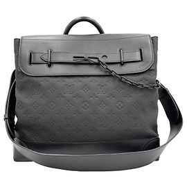 Louis Vuitton Steamer Monogram Leather Shoulder Bag Crossbody