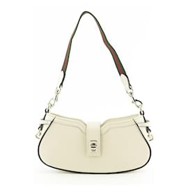 Gucci Mini Borsa a Spalla AADHE in Pelle Avorio Borsa di Lusso per Donne