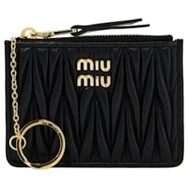 Miu Miu Billetera de cuero Napa Matarese