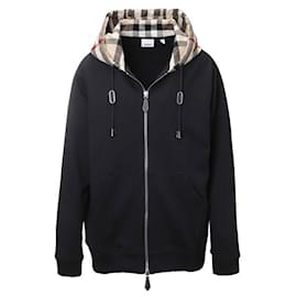 Burberry Top de algodón con capucha