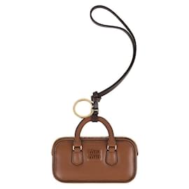 Leather Keyring - Miu Miu