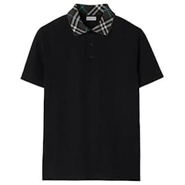Burberry Baumwoll-Polo-Shirt mit kurzen Ärmeln