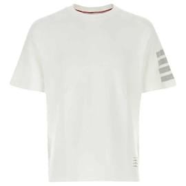Thom Browne Kurzarm-T-Shirt aus Baumwolle