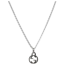 Gucci Collar de plata entrelazado