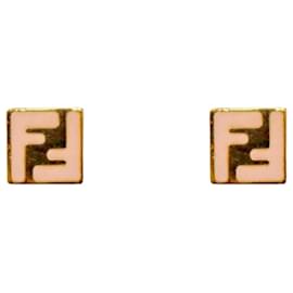 Rosa FF Gold Ohrringe - Fendi