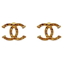 Chanel Goldene Ohrringe