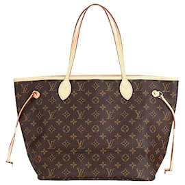 Borsa a Spalla Monogram Beige Neverfull MM - Louis Vuitton