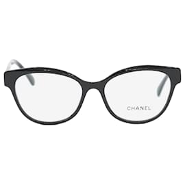 Chanel Schmetterlingsrahmen Schwarze Brille