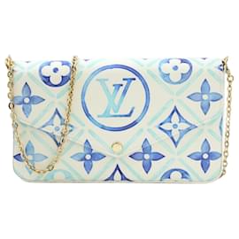 Louis Vuitton Pochette Felicie Lagoon Blue Borsa a tracolla