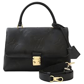 Louis Vuitton Bolsa transversal Madeleine MM Monogram Empreinte Preta