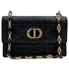 Dior Miss Caro Mini Macro Cannage in Pelle di Pecora Nera