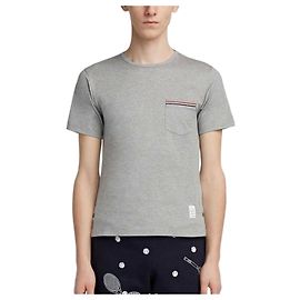 Thom Browne T-Shirt aus mittelschwerem Jersey-Baumwolle mit Tasche