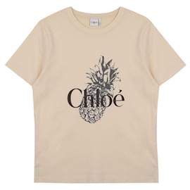 Babyfit T-Shirt aus Baumwolljersey mit Logo - Chloé