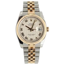 Rolex Orologio da uomo Datejust combinazione piramide romana