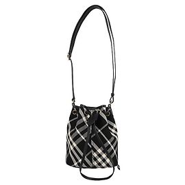 Burberry Mini borsa a secchiello a quadri