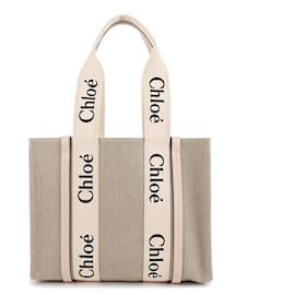 Borsa tote in lino - Chloé