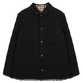 Burberry Giacca camicia in nylon trapuntato reversibile