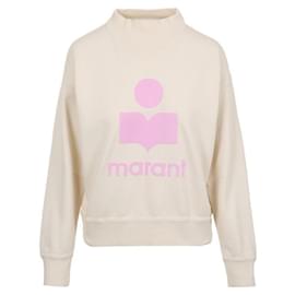 Baumwoll-Sweatshirt mit Rundhalsausschnitt - Isabel Marant