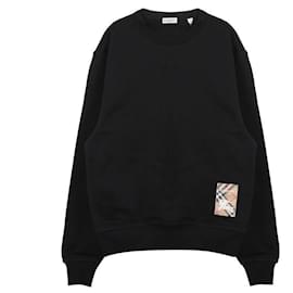 Burberry Check Label Baumwoll-Sweatshirt