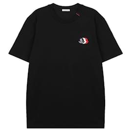 Baumwoll-T-Shirt mit gesticktem Logo - Moncler