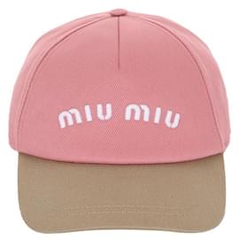 Boné Drill Baseball Begonia - Miu Miu
