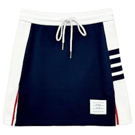 Falda mini de mujer en color contrastante primavera verano - Thom Browne