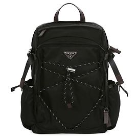 Prada Speedlock Nylon Leather Backpack