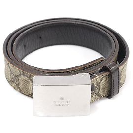 Gucci Herren-Gürtel aus Canvas mit PVC GG-Logo