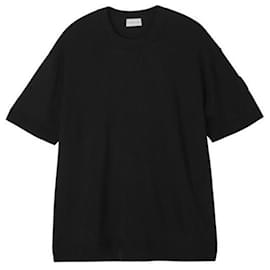 T-shirt in maglia di seta e cotone - Moncler