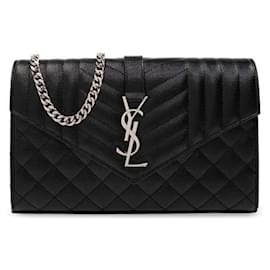 Borsa a spalla matelassé con monogramma - Saint Laurent